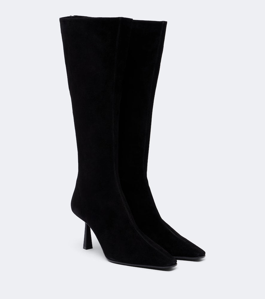 Aquazzura Sentier suede knee-high boots - Black Knee-high Boots