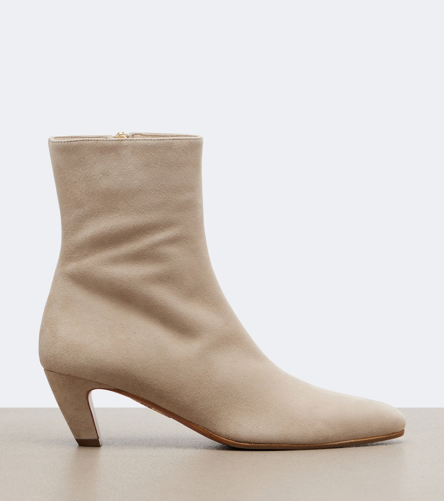 Aquazzura Sloan suede ankle boots - Grey Ankle Boots