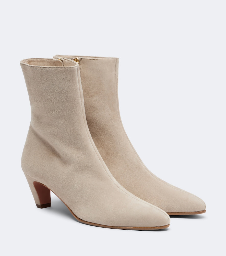 Aquazzura Sloan suede ankle boots - Grey Ankle Boots