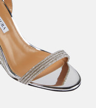 Aquazzura Wow Crystal 95 wedge sandals