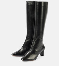 Aquazzura Zenn 65 leather knee-high boots