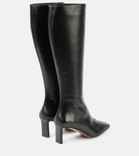 Aquazzura Zenn 65 leather knee-high boots
