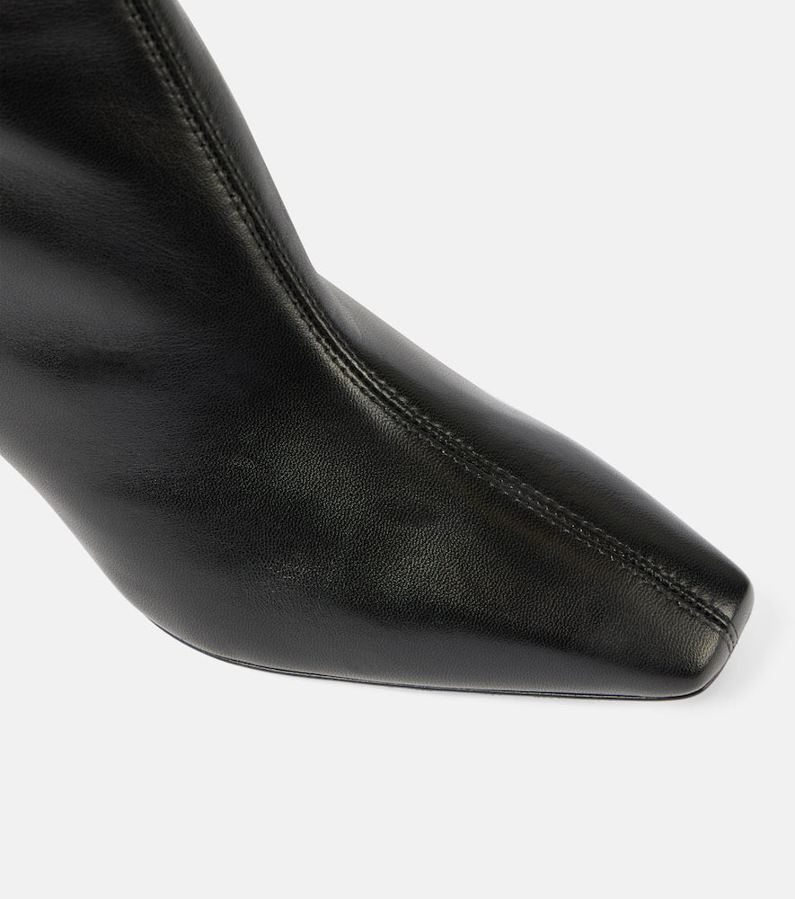 Aquazzura Zenn 65 leather knee-high boots