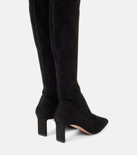Aquazzura Zenn 65 suede knee-high boots