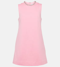 Area Crystal-embellished cutout minidress. Area水晶装饰镂空迷你连衣裙