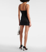 Area Crystal-embellished minidress