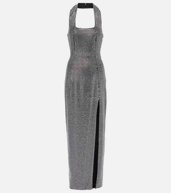 Area Embellished halterneck gown