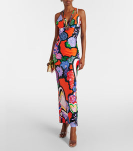 Area Printed maxi dress