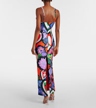 Area Printed maxi dress