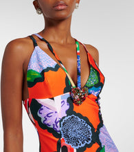 Area Printed maxi dress
