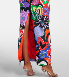 Area Printed maxi dress