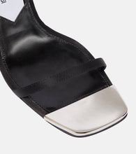Area x Sergio Rossi Amazona feather-trimmed sandals