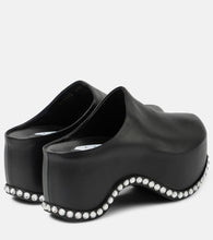 Area x Sergio Rossi Bomb leather platform mules
