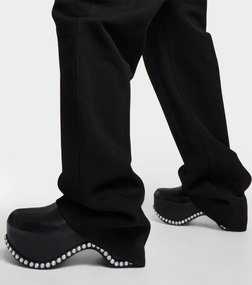 Area x Sergio Rossi Bomb leather platform mules
