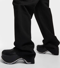Area x Sergio Rossi Bomb leather platform mules