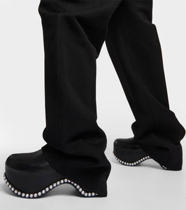 Area x Sergio Rossi Bomb leather platform mules