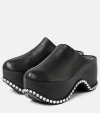 Area x Sergio Rossi Bomb leather platform mules