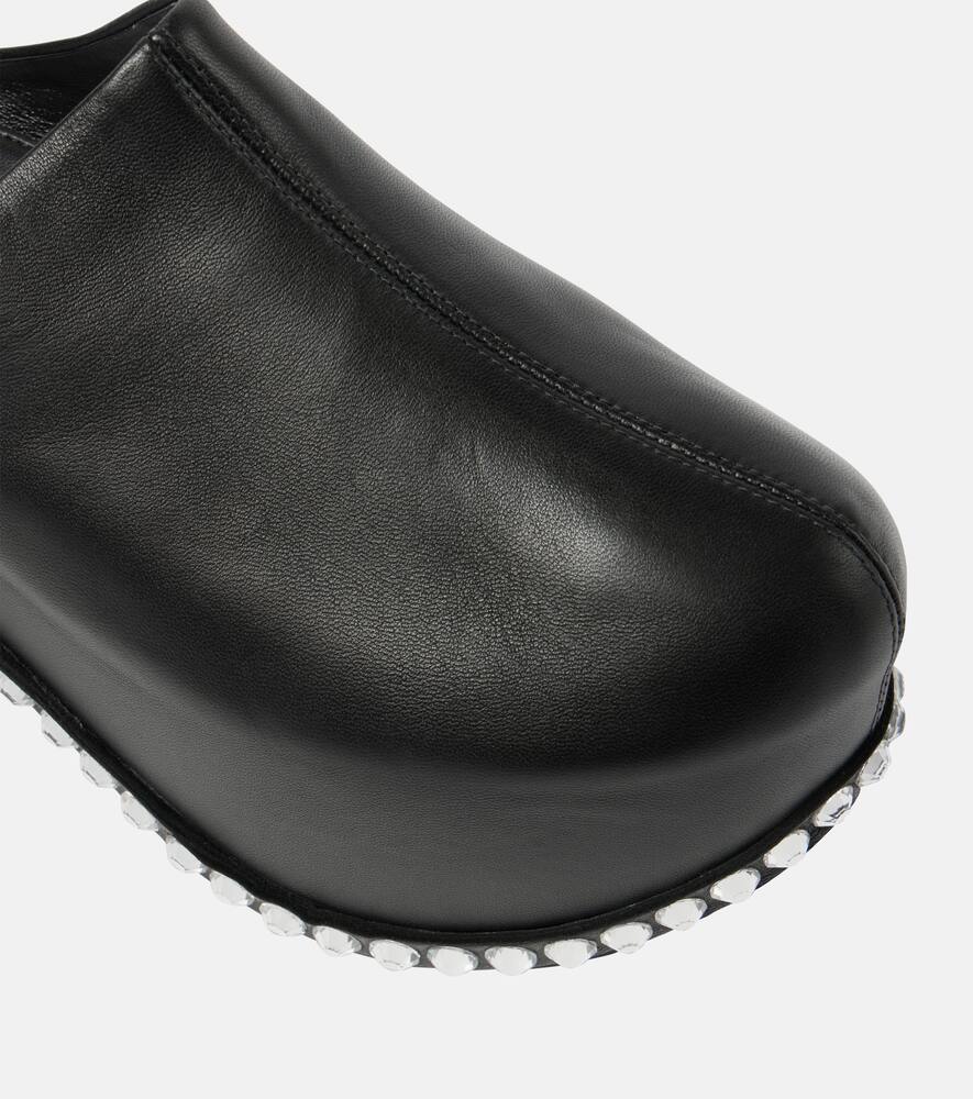 Area x Sergio Rossi Bomb leather platform mules