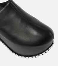 Area x Sergio Rossi Bomb leather platform mules
