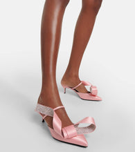 Area x Sergio Rossi Marquise crystal-embellished mules