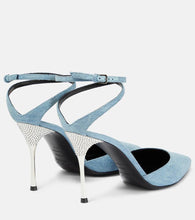 Area x Sergio Rossi Marquise denim pumps