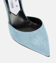 Area x Sergio Rossi Marquise denim pumps
