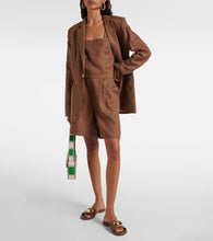 Asceno Azores linen blazer