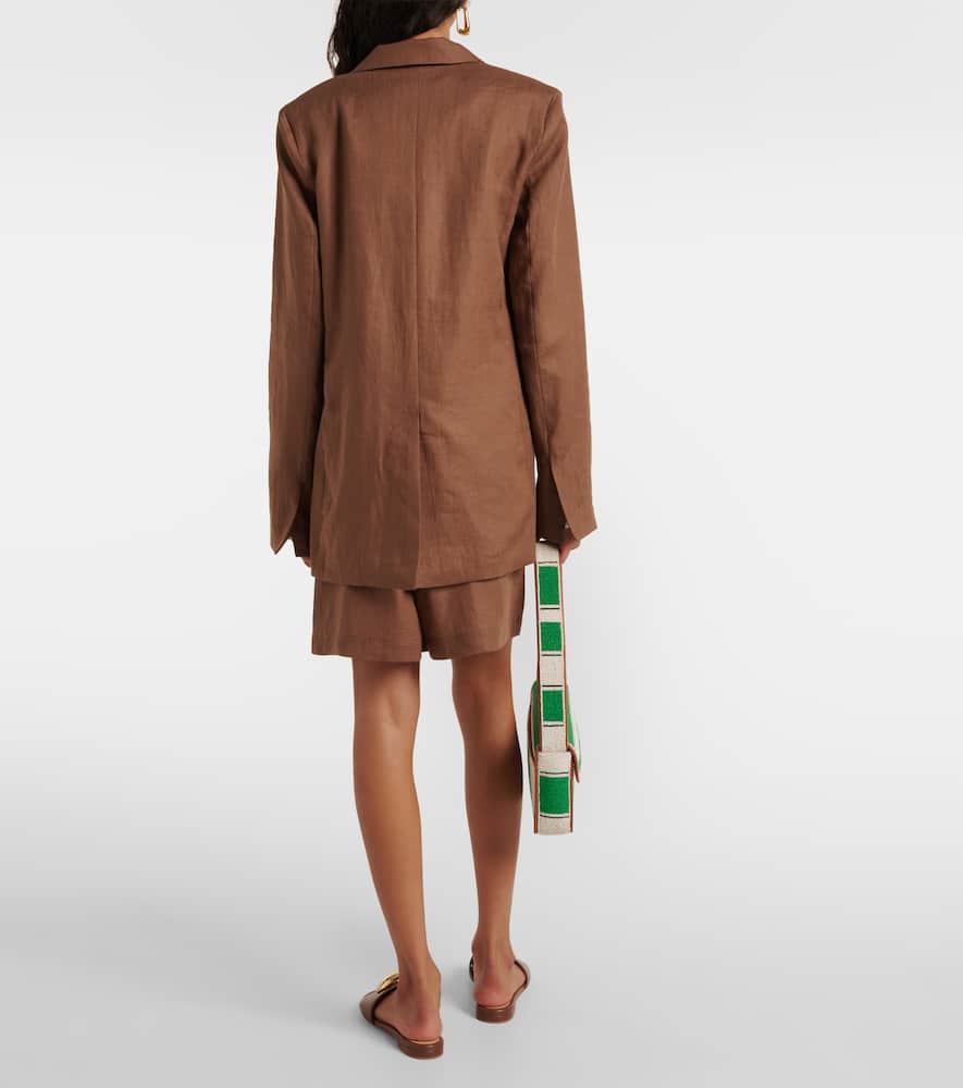 Asceno Azores linen blazer