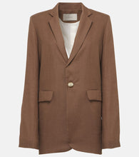 Asceno Azores linen blazer