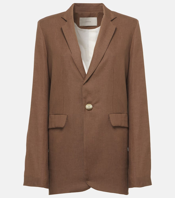 Asceno Azores linen blazer