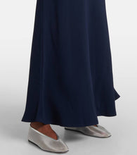 Asceno Bordeaux maxi dress
