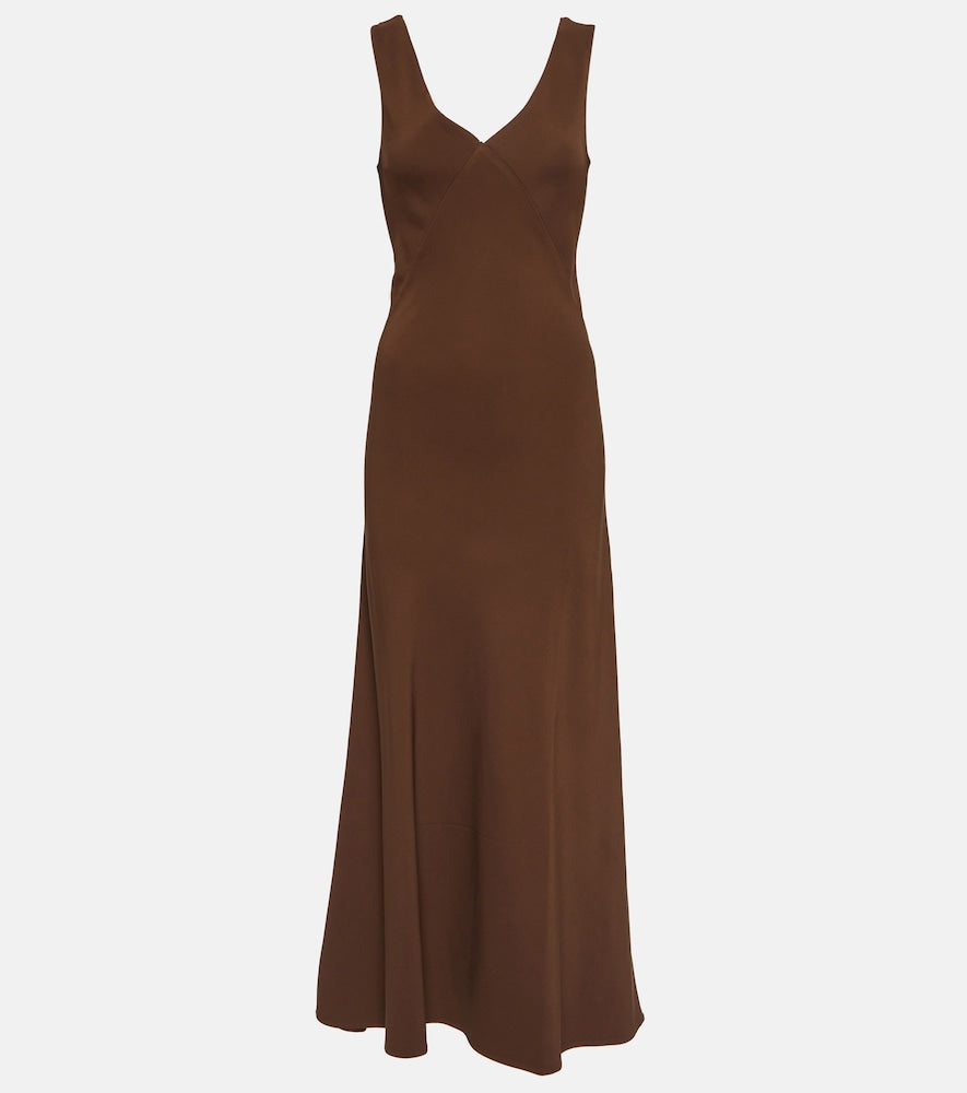 Asceno Bordeaux slip dress. Asceno 波尔多吊带裙