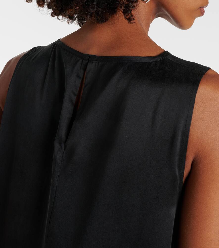 Asceno Rhea silk charmeuse midi dress