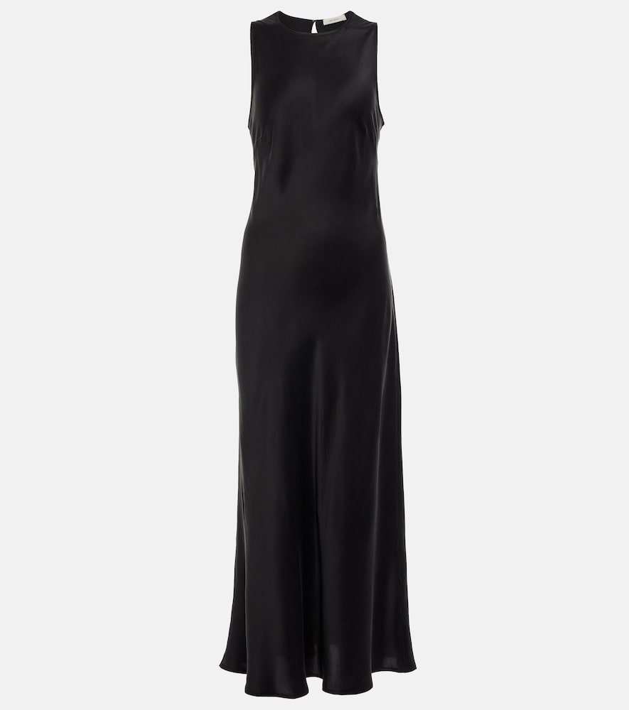Asceno Valencia silk twill maxi dress. Asceno Valencia 真丝斜纹长裙