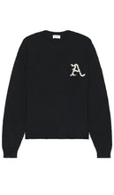 Askyurself Angel Cropped Chunky Knit Sweater in Black