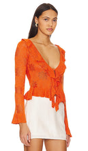 Asta Resort Vanessa Cardigan in Orange