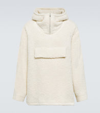 Auralee Oversized wool and alpaca hoodie