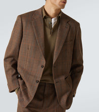 Auralee Prince of Wales wool blazer