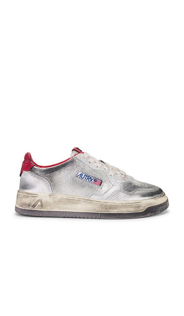 Autry Medalist Sneaker in Grey | Grey Lifestyle Sneakers for Women