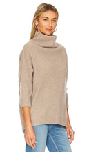 Autumn Cashmere Funnel Neck Sweater in Taupe