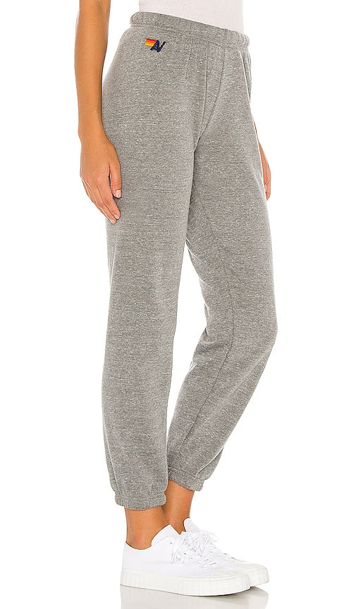Aviator Nation 5 Stripe SweatTrackpants & Sweatpants in Grey