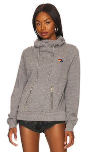 Aviator Nation Ninja Hoodie in Grey - Aviator Nation Ninja - Sweat à capuche gris - Aviator Nation Ninja 灰色连帽衫 - Aviator Nation Ninja Kapuzenpullover in Grau - Aviator Nation 닌자 후디 그레이 색상 - Felpa con cappuccio Aviator Nation Ninja in grigio