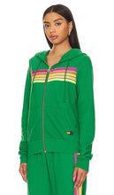 Aviator Nation X REVOLVE 5 Stripe Hoodie in Green