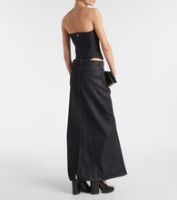 Aya Muse Alis denim maxi skirt