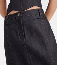 Aya Muse Alis denim maxi skirt