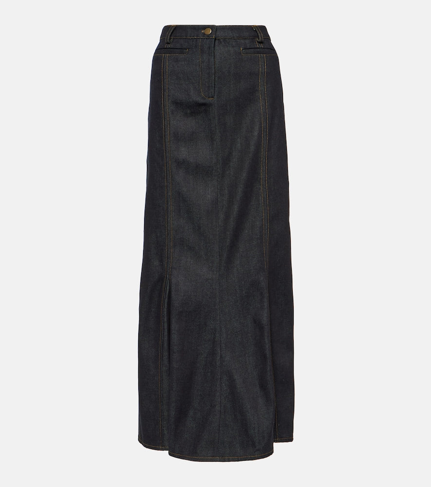 Aya Muse Alis denim maxi skirt - Aya Muse Alis 牛仔长裙