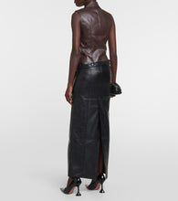 Aya Muse Atyri coated midi skirt