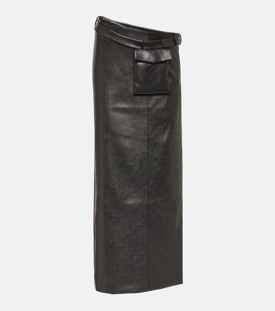 Aya Muse Atyri coated midi skirt - Aya Muse Atyri 涂层中长裙