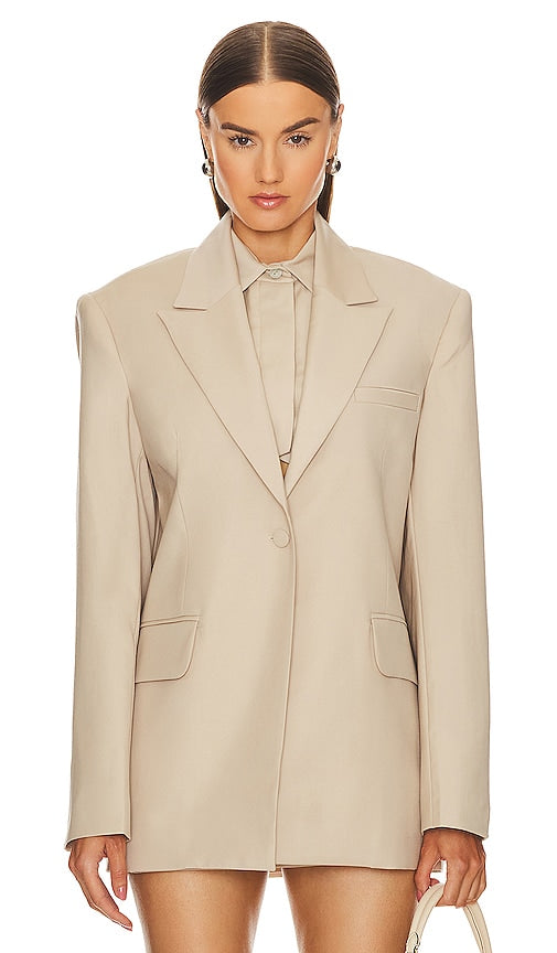 Aya Muse Lacun Jacket in Beige