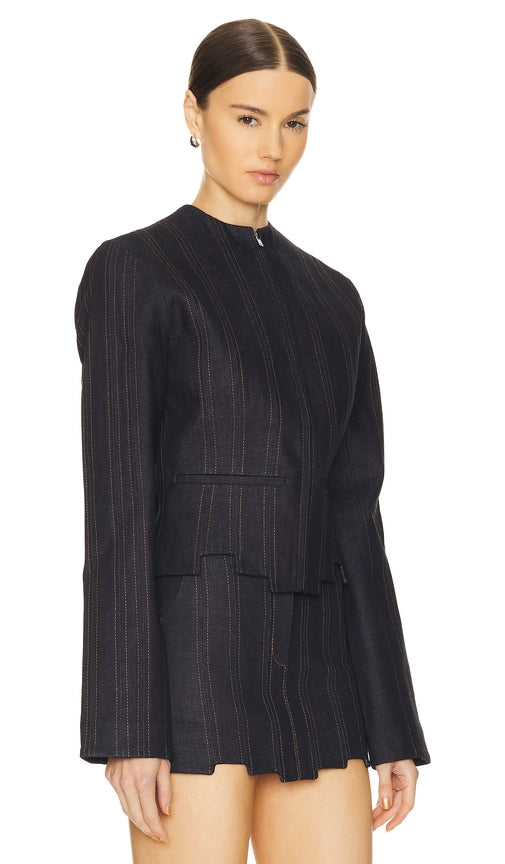 Aya Muse Nile Jacket in Blue